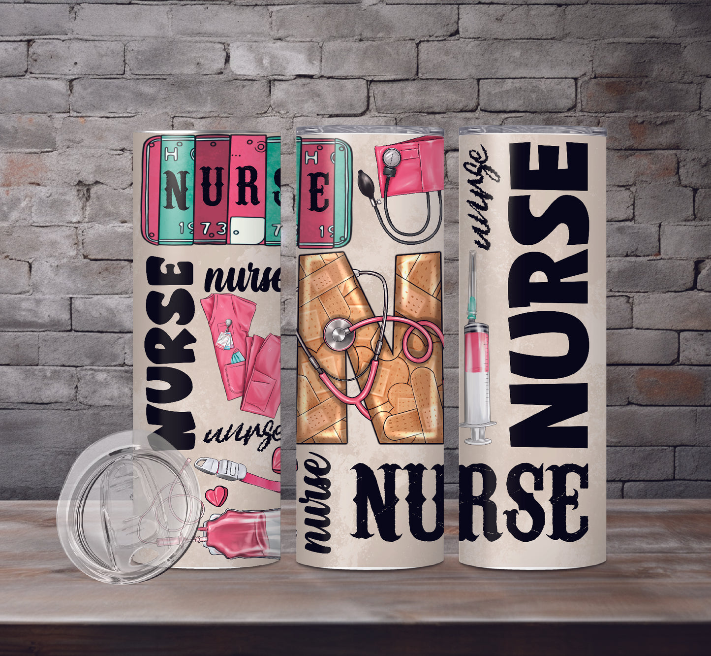 Nursing Drink Tumblers, 20 Designs