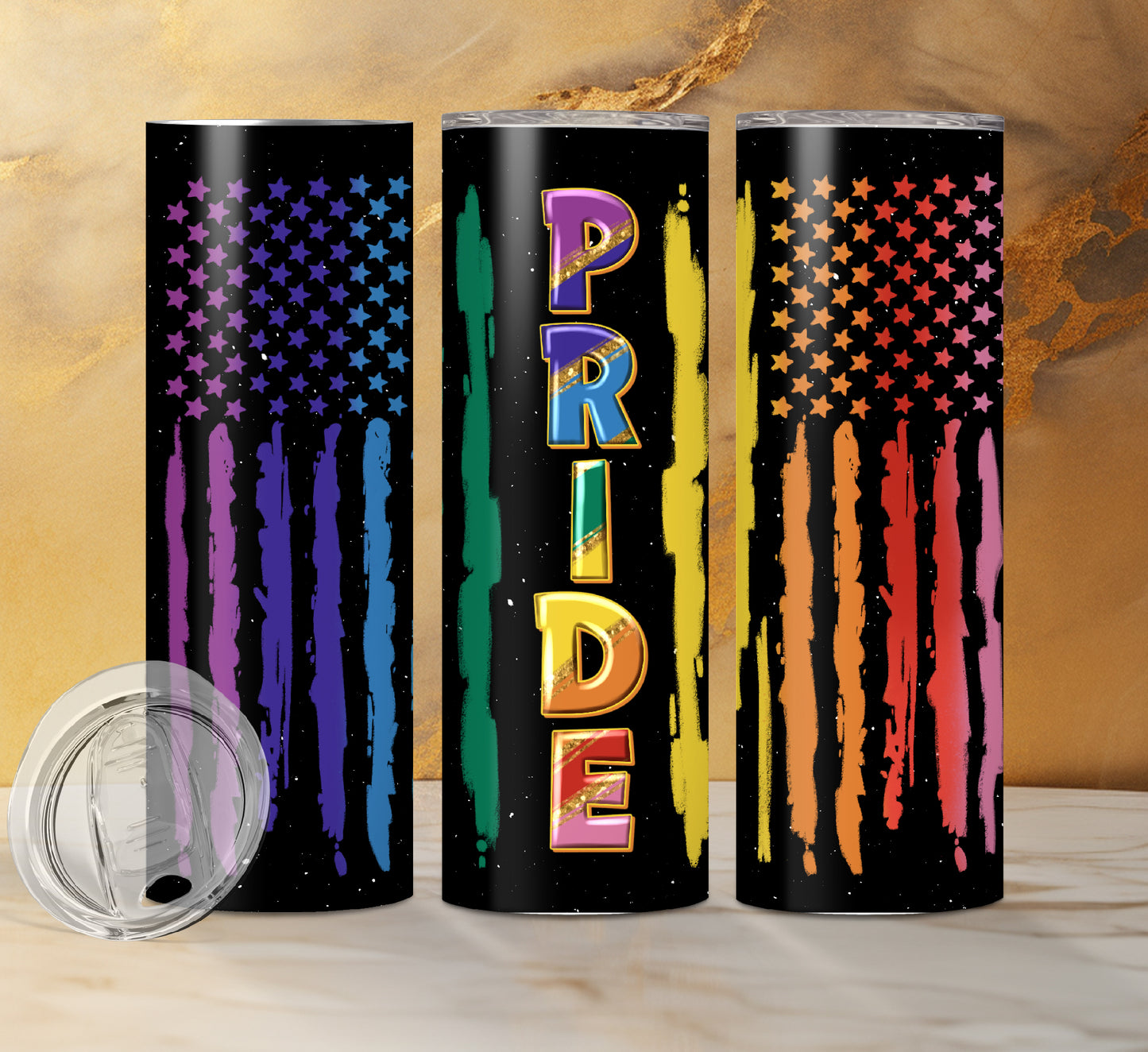 LGBTQIA+ Drink Tumblers, 10 Different Designs