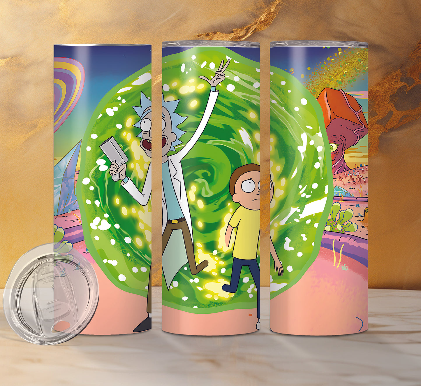 Rick and Morty Tumblers Pick Design