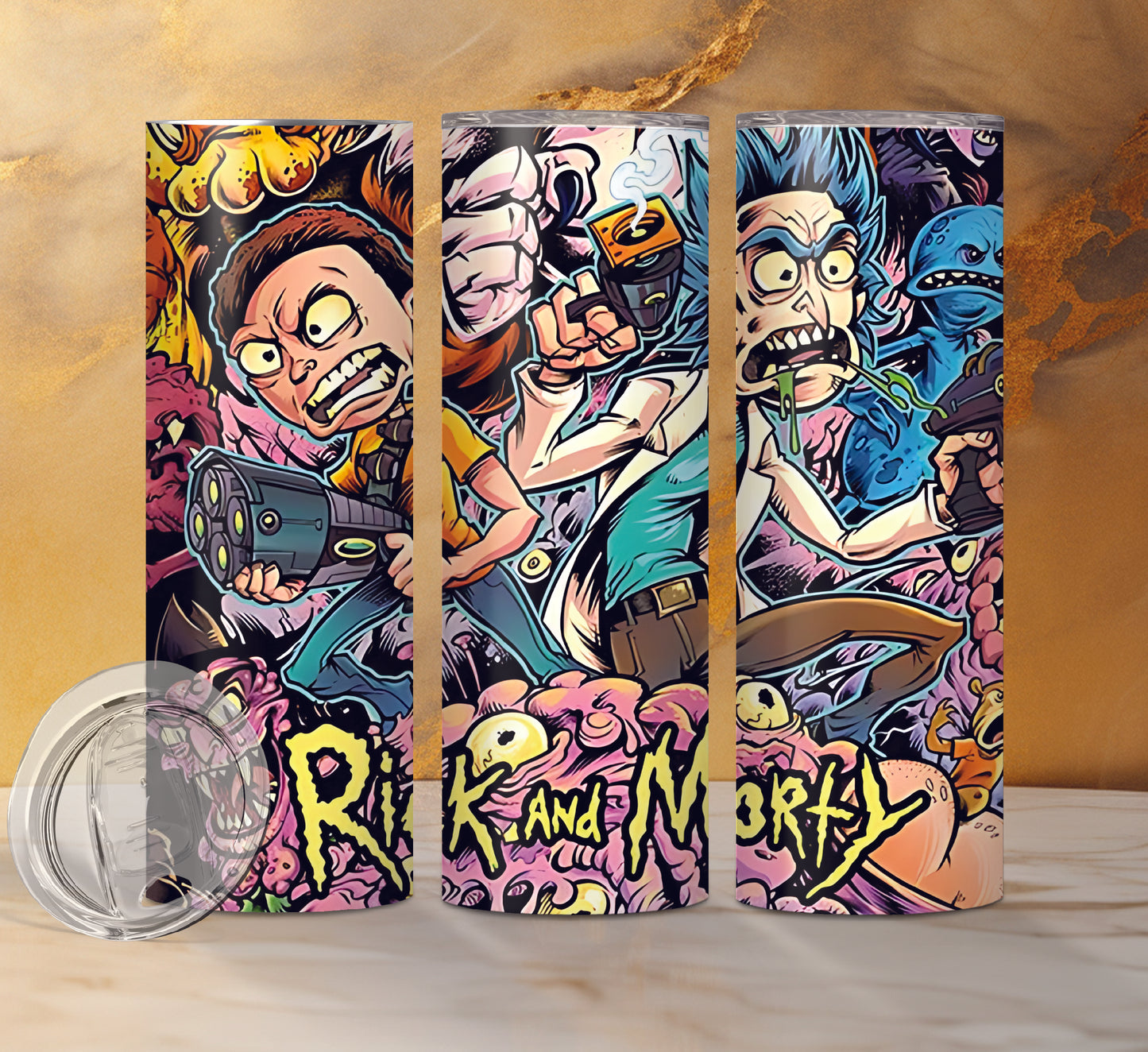 Rick and Morty Tumblers Pick Design