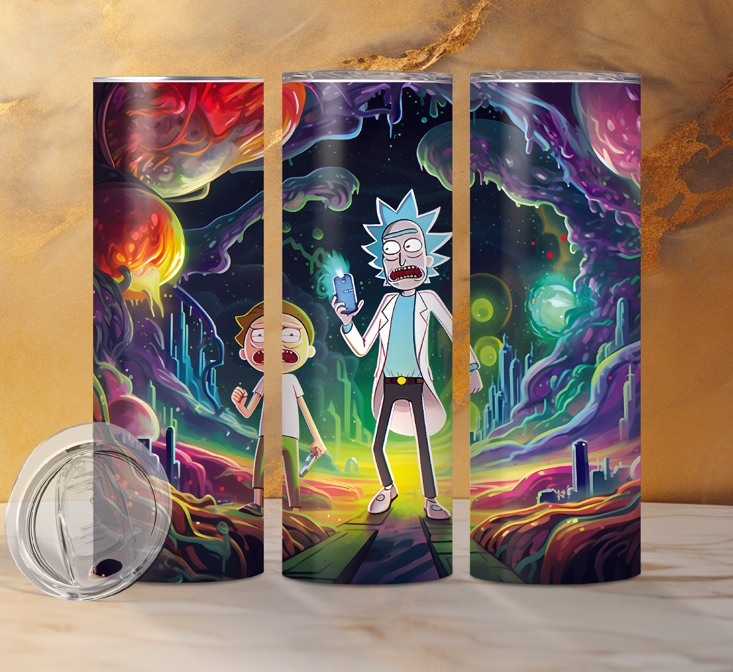 Rick and Morty Tumblers Pick Design