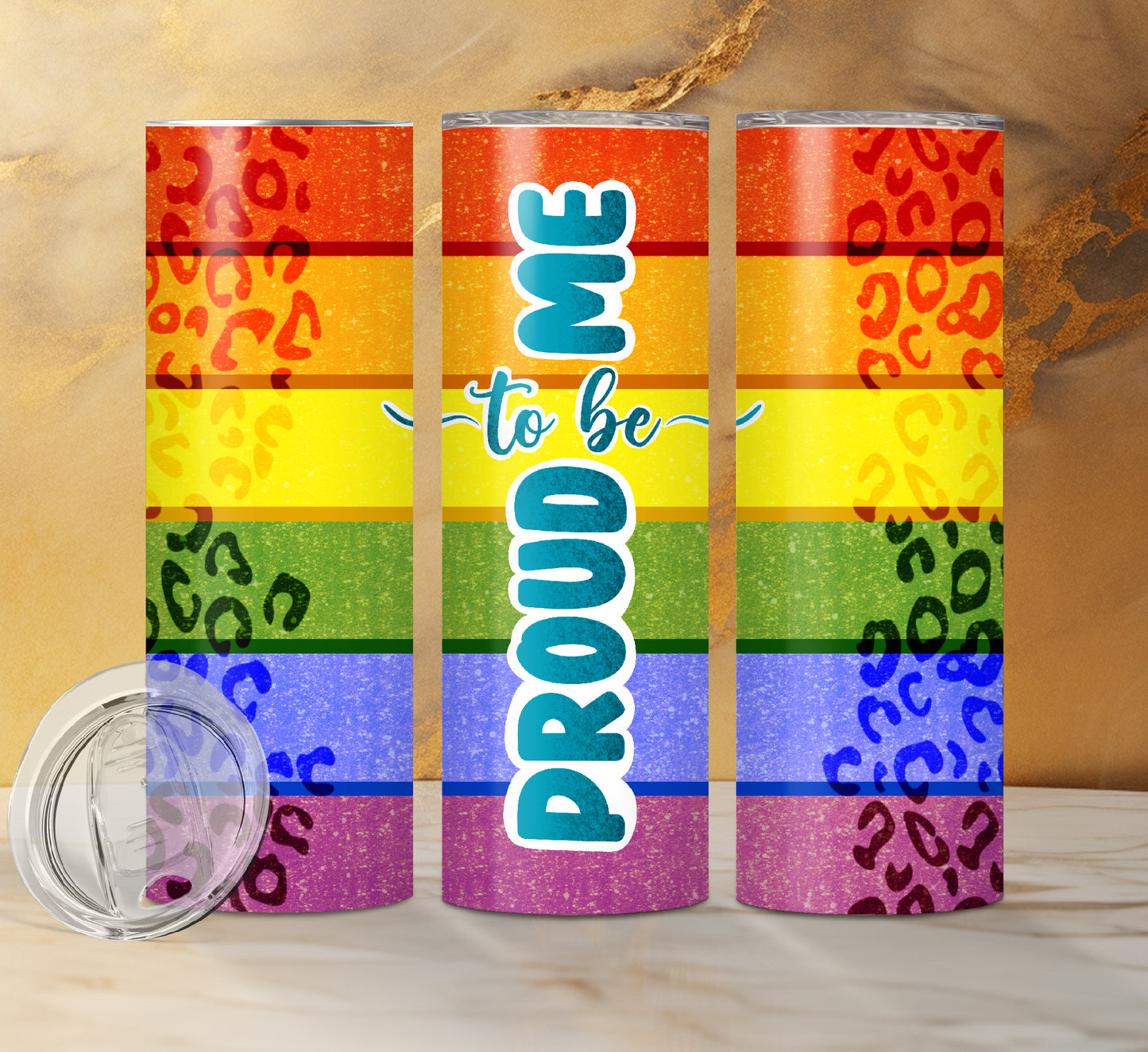 LGBTQIA+ Drink Tumblers, 10 Different Designs