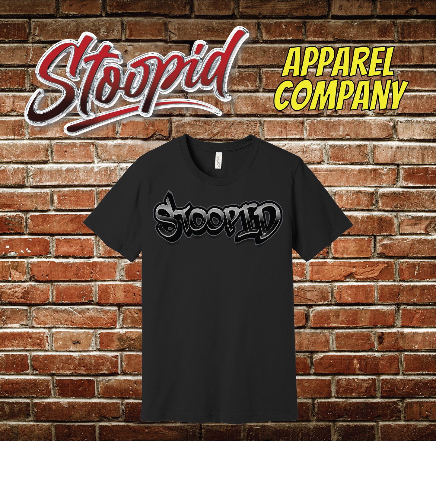 "The Black Graffiti" Stoopid T-Shirt