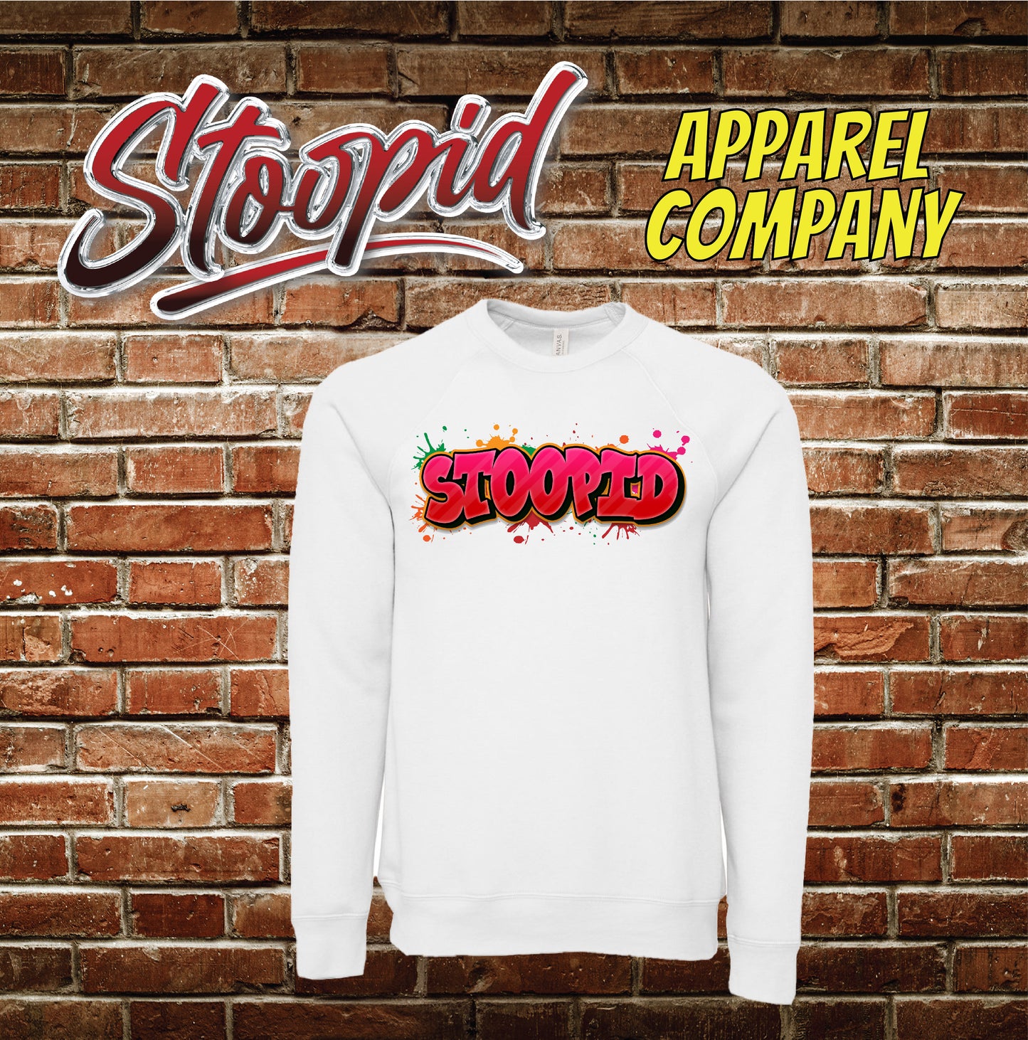 "The Graffiti" Stoopid Crew Neck Sweatshirt