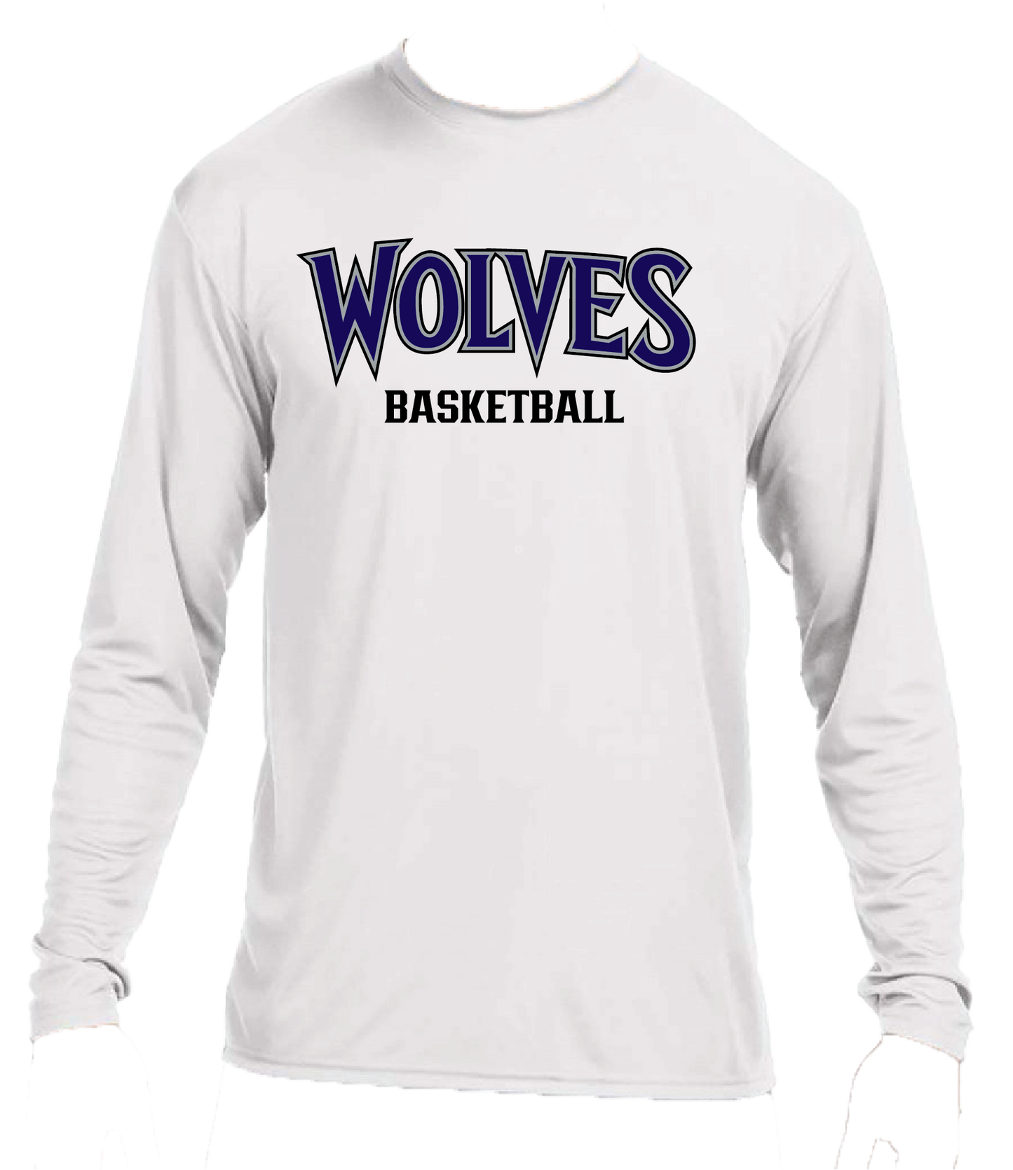 Wolves Basketball Dri Fit Long Sleeve