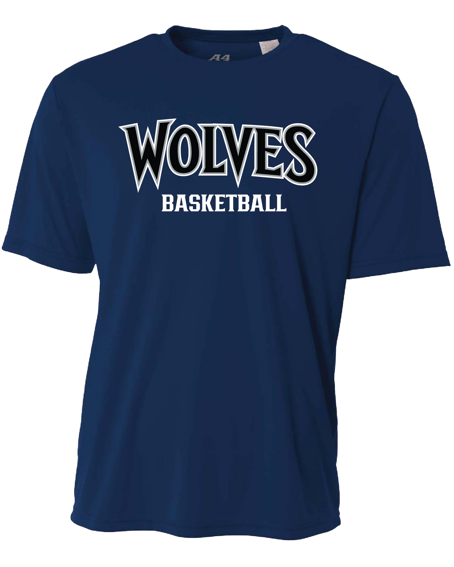 Wolves Basketball Dri Fit Short Sleve