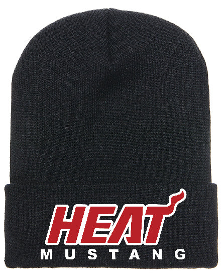 Mustang Heat Embroidered Beanie