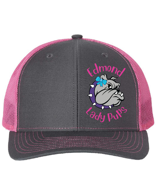 Edmond Lady Pups Embroidered Hat