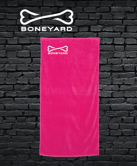 Boneyard Embroidered Beach Towel