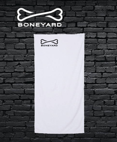 Boneyard Embroidered Beach Towel