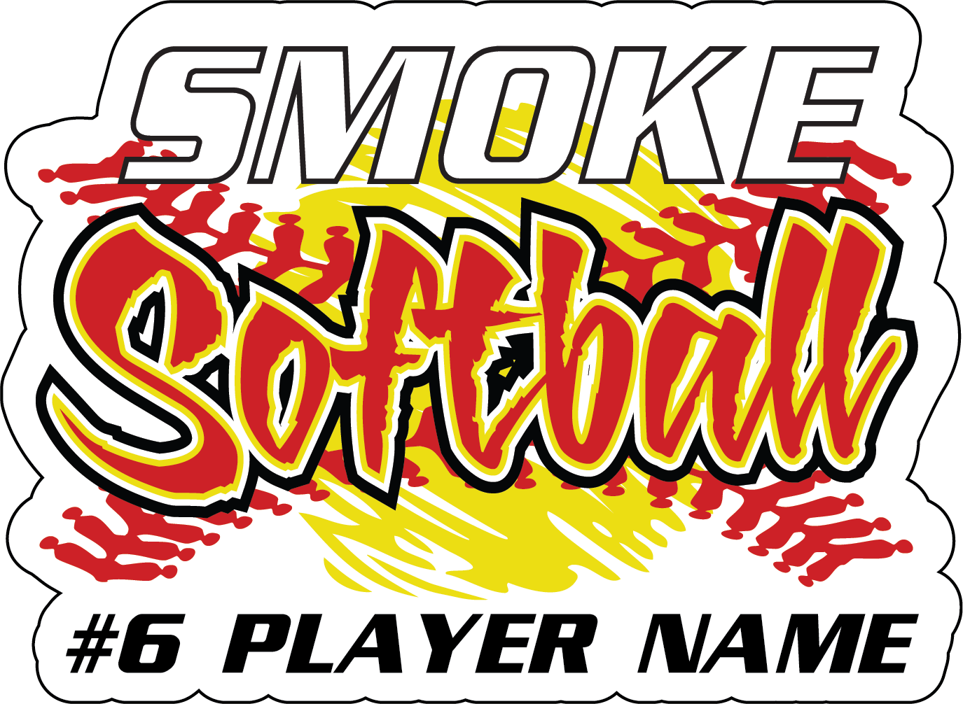 Oklahoma Smoke Decals w/Player Name